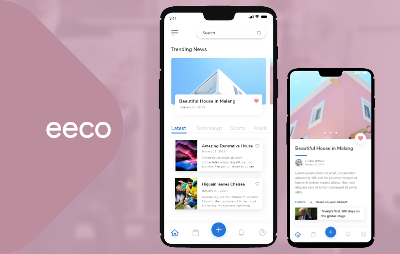 eeco | Mobile Application screenshot 1